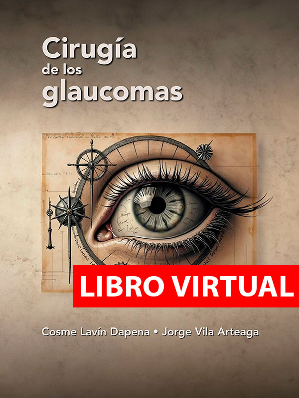 Portada del libro Cirugía de los glaucomas (2024)